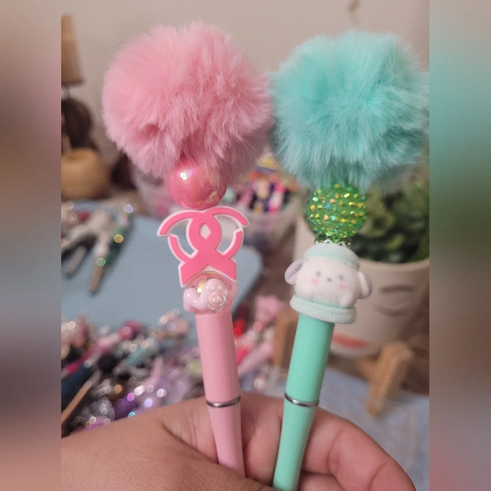 Colorful Character-Themed Kids Toy Pens..Beautiful handmade pens in all styles.